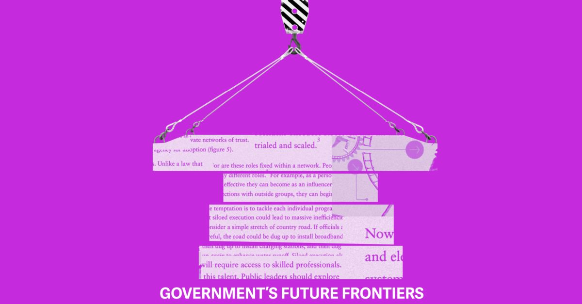 Developing infrastructure for good on Government’s Future Frontiers